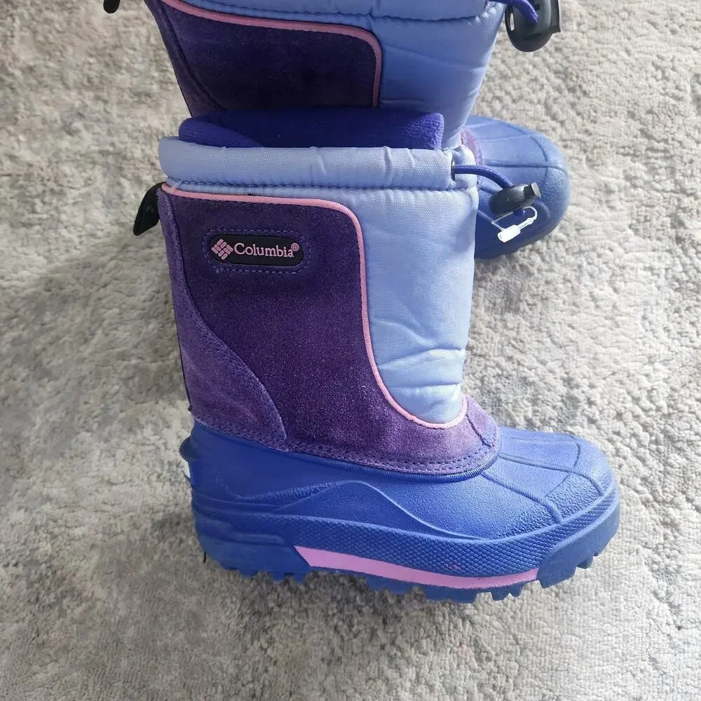 Columbia Kids Purple and Blue Snow Boots